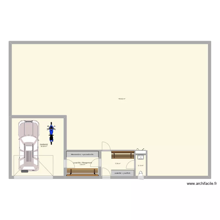 chalet allos 1. Plan de 