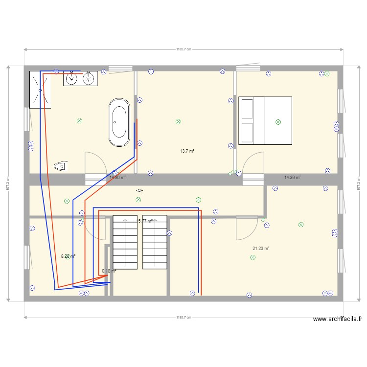 plan  r 2 EAU. Plan de 0 pièce et 0 m2