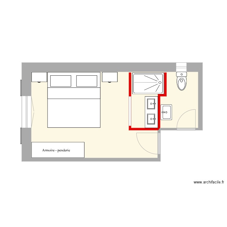 PROJET FAMILLE TROILLET . Plan de 0 pièce et 0 m2