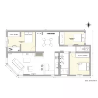 Maison L&eacute;ognan Plan &eacute;lectricit&eacute; volet roulant chambres