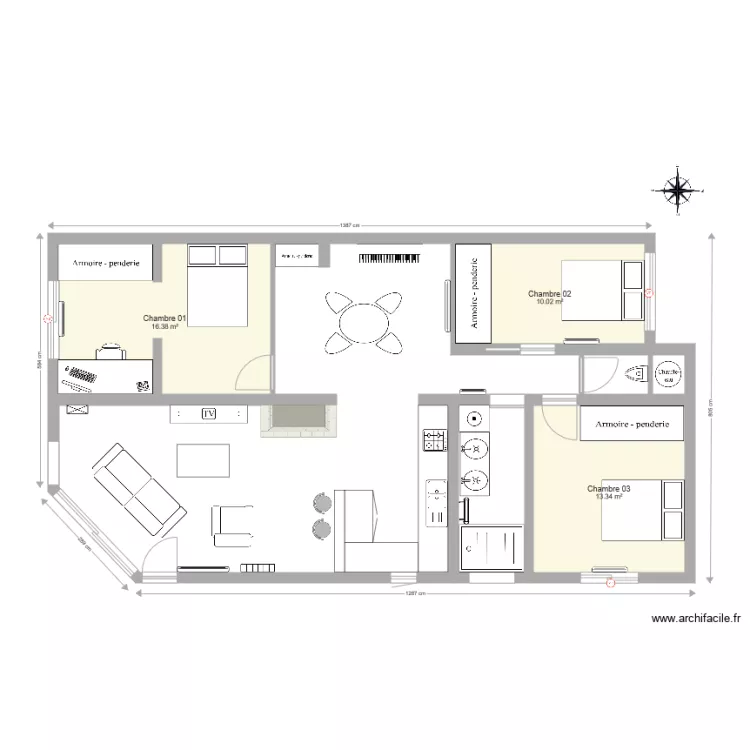 Maison L&eacute;ognan Plan &eacute;lectricit&eacute; volet roulant chambres. Plan de 