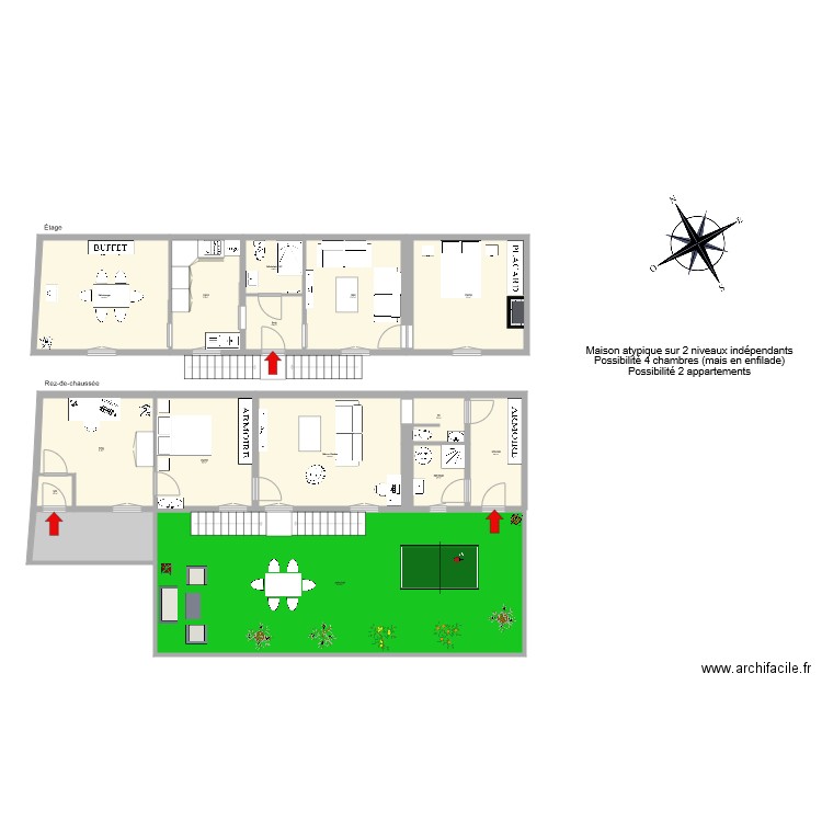 MONNOT. Plan de 0 pièce et 0 m2