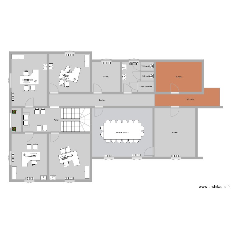 POLICILIQUE 1ER ETAGE BAT MEDICO SOCIAL PROJET 2. Plan de 0 pièce et 0 m2