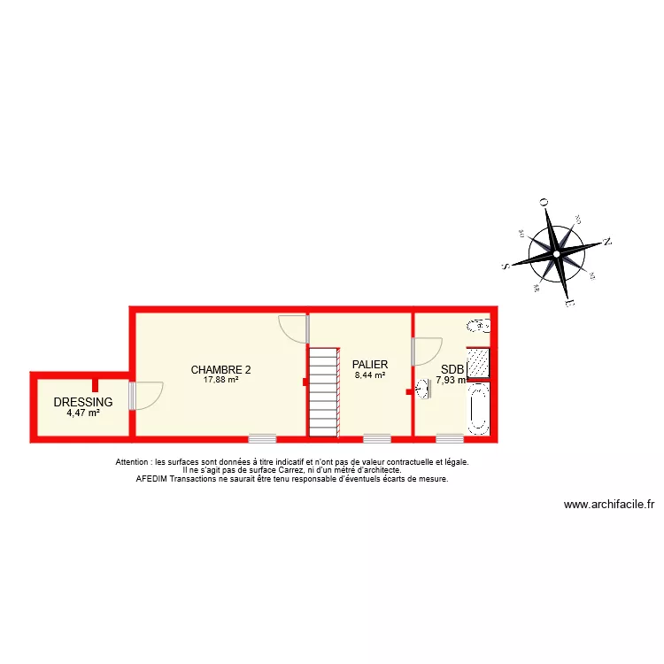 BI 7170 ETAGE. Plan de 