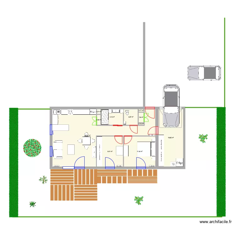 maison houssen 2. Plan de 