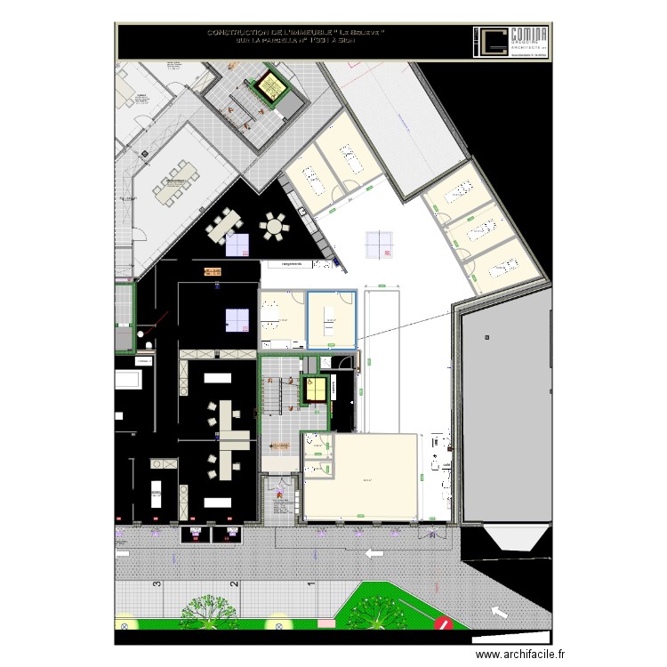 cab sion projet 4 electricité. Plan de 0 pièce et 0 m2