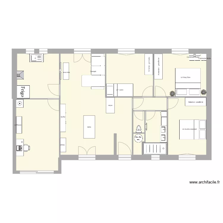 maison Dordogne. Plan de 