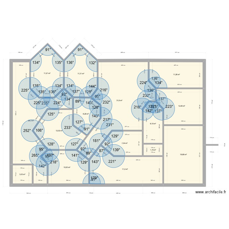 clin. Plan de 0 pièce et 0 m2