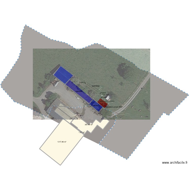 doud3. Plan de 10 pièces et 2622 m2