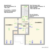 Plan de situation appartement 24 cfi niveau 2