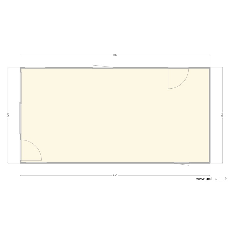 Chalet actuel. Plan de 0 pièce et 0 m2