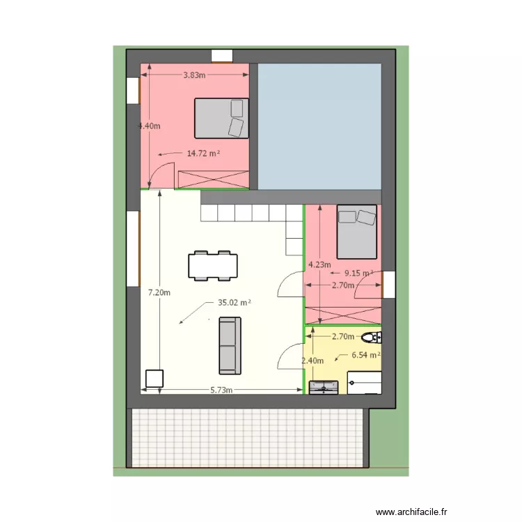 MAISON PARENTS. Plan de 
