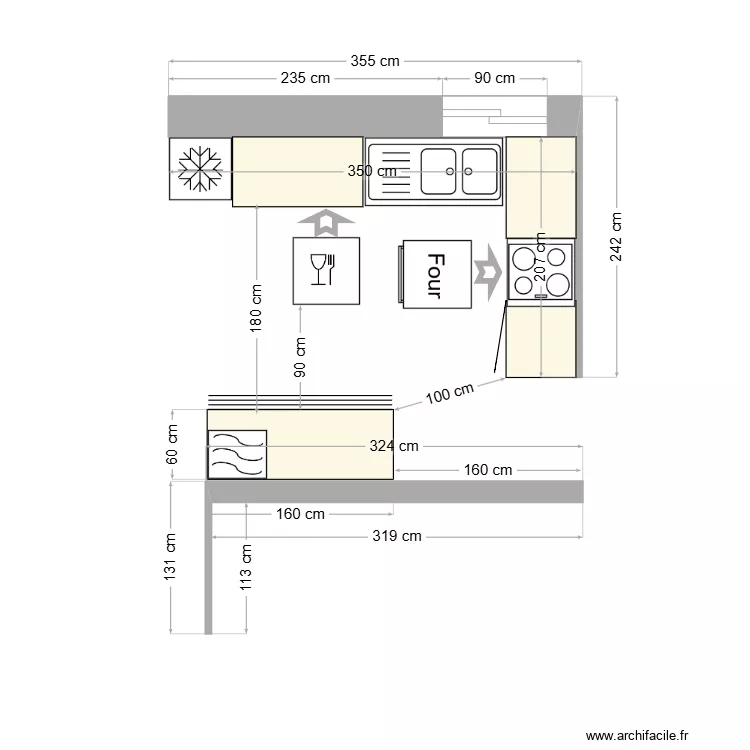 CUISINE rev 1. Plan de 