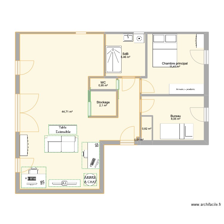schumann v2. Plan de 0 pièce et 0 m2