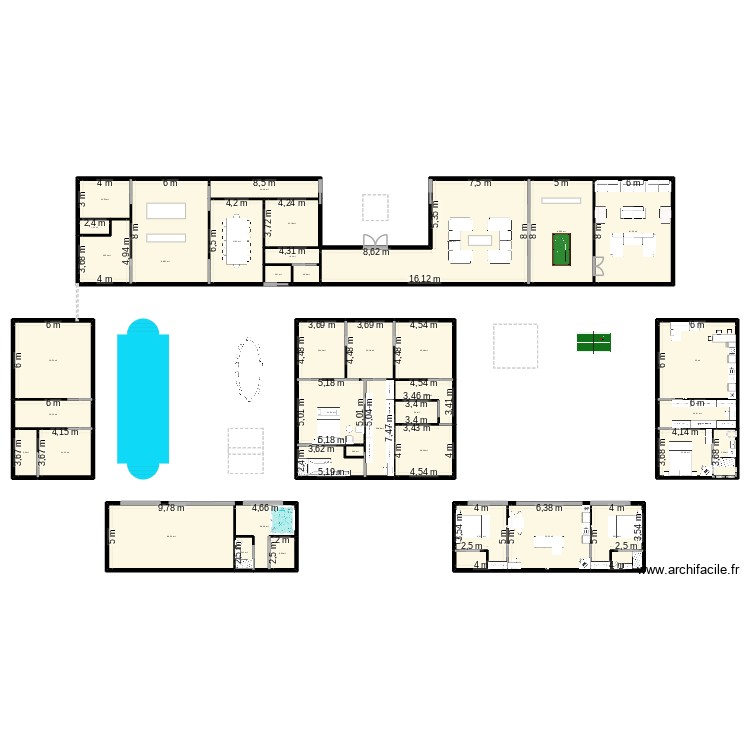 House Builder 1 Floor 3. Plan de 0 pièce et 0 m2