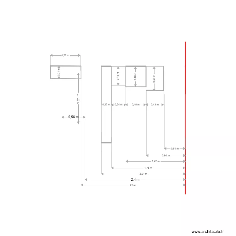 vwt3.3. Plan de 3 et 1 m² vwt3.3. Plan de 3 et 1 m²