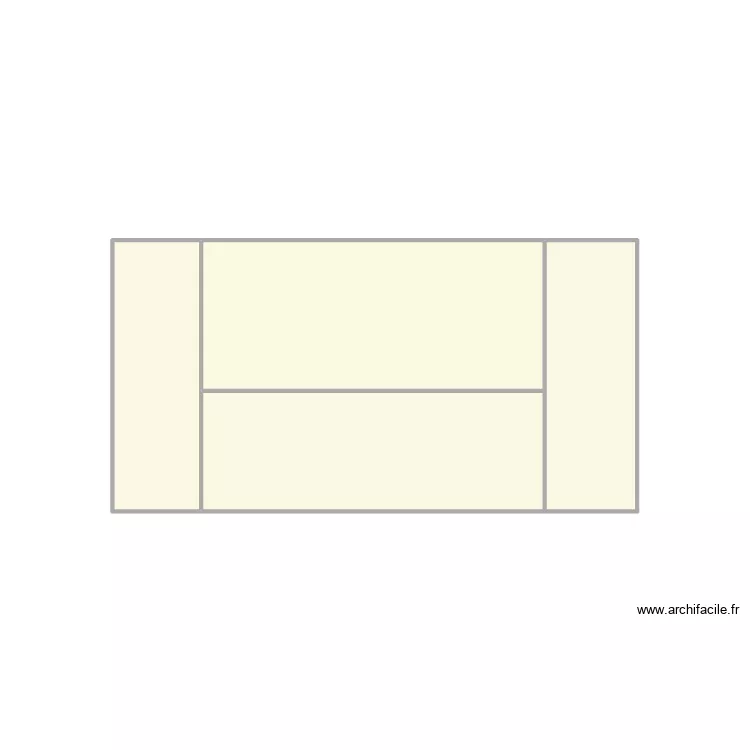 plan mur bar &agrave; cocktail. Plan de 4  et 11 m²