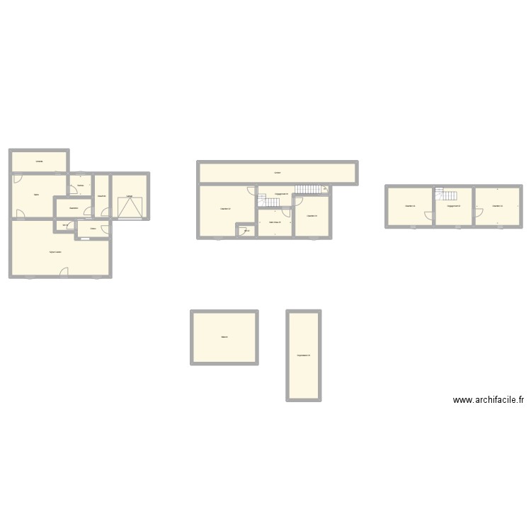 350602310a. Plan de 21 pièces et 312 m2