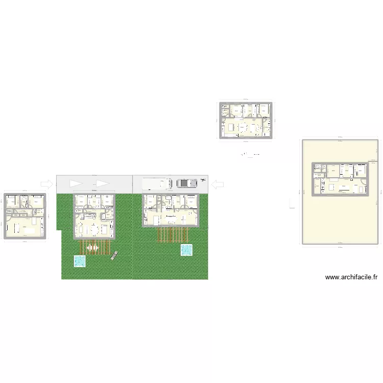 SPQ lot8 V20R. Plan de 39 et 621 m² SPQ lot8 V20R. Plan de 39 et 621 m²