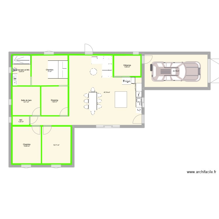 maison SERRON 2.0. Plan de 0 pièce et 0 m2