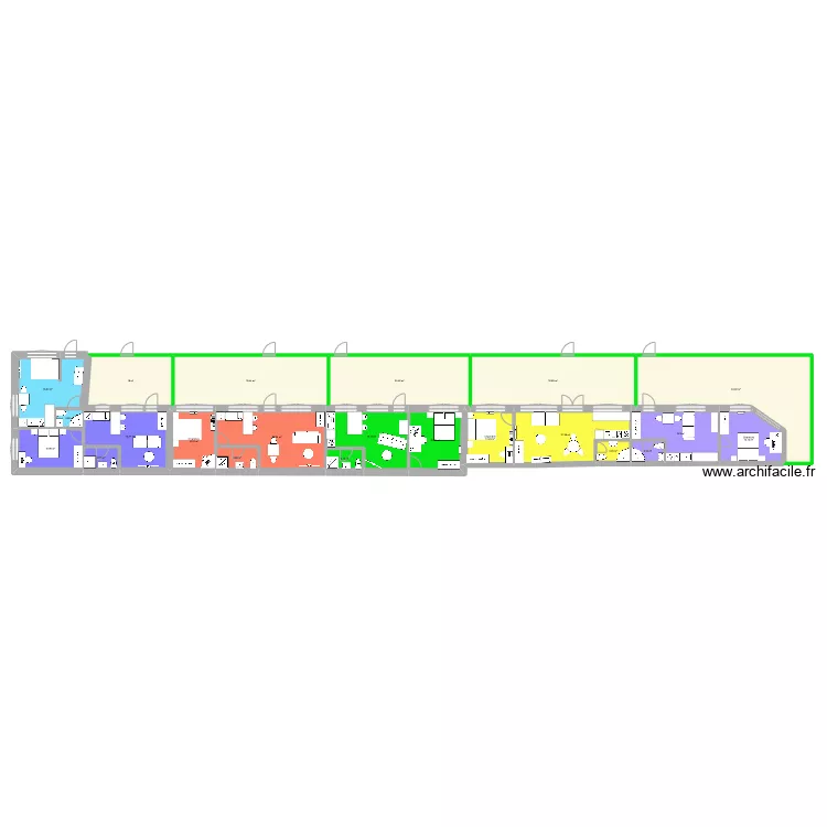 Chamoiserie projet DAVID - 20 appartements Chamoiserie. Plan de 