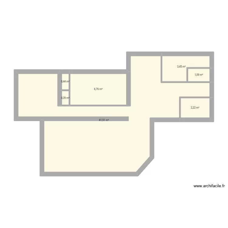 Maison. Plan de 7 et 56 m² Maison. Plan de 7 et 56 m²