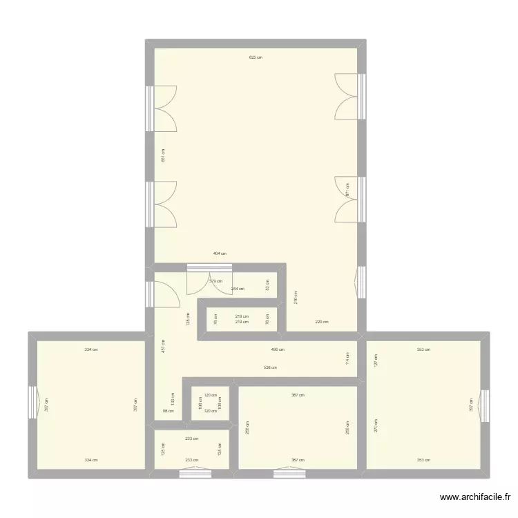 1198. Plan de 8 Pièces et 102 m² 1198. Plan de 8 Pièces et 102 m²