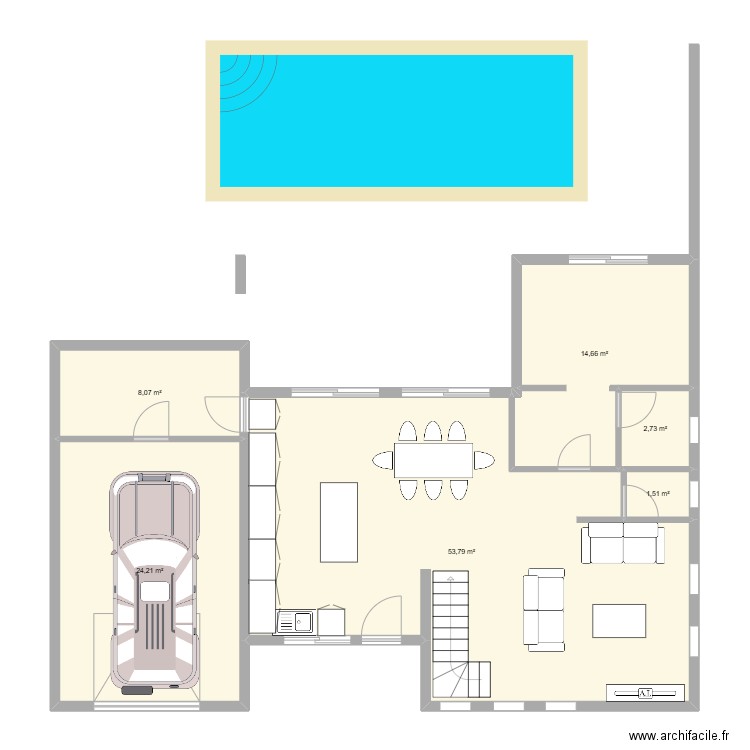JOAO E LENA. Plan de 10 pièces et 143 m2