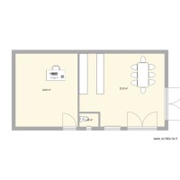 salle d\'accueil et bureau