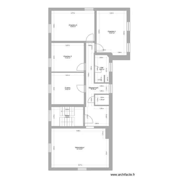 Magalie. Plan de 10 Pièces et 112 m²