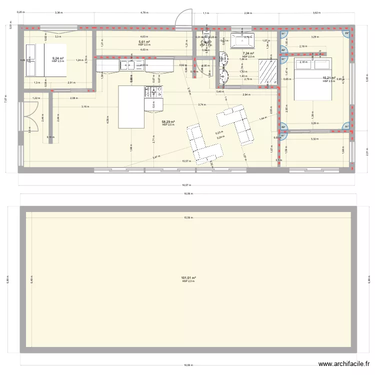 V2 2026. Plan de 7 et 198 m² V2 2026. Plan de 7 et 198 m²