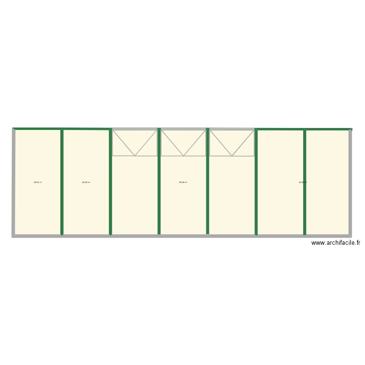 CANTALAUDE. Plan de 4 pièces et 196 m2