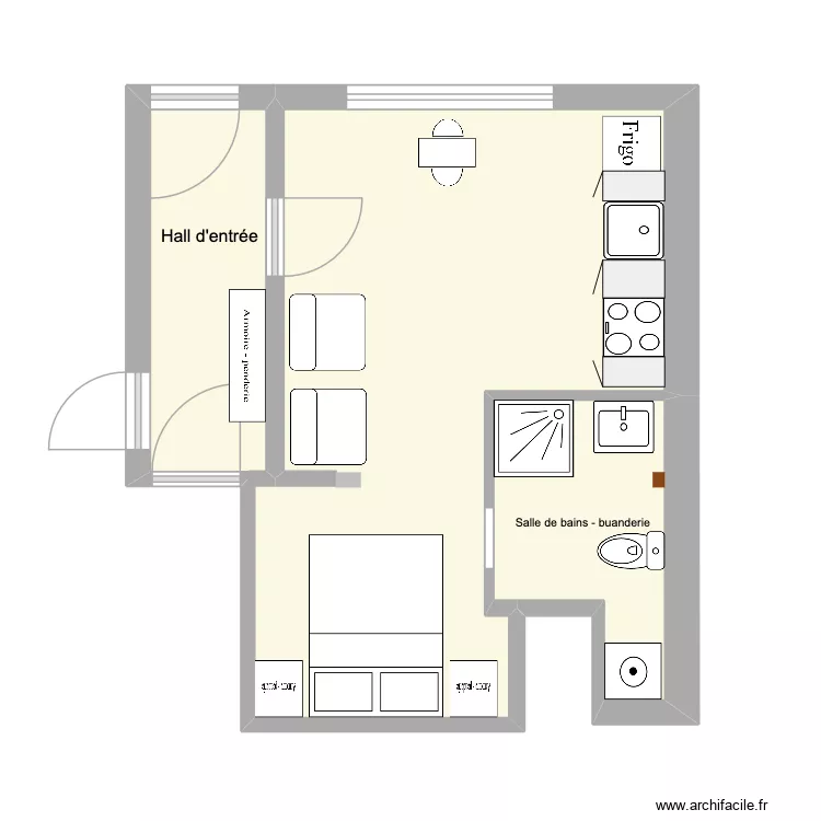Square Joffre. Plan de 2 et 28 m² Square Joffre. Plan de 2 et 28 m²