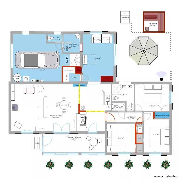 Allemagne rénovation module 2 ver 3ch. Plan de 18 et 146 m² Allemagne rénovation module 2 ver 3ch. Plan de 18 et 146 m²