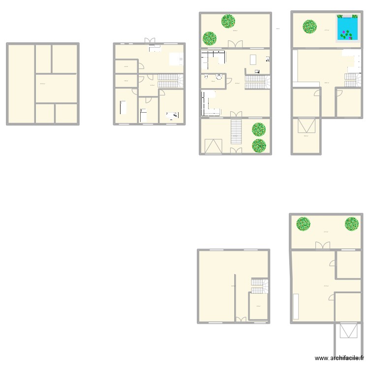 Villa RDC. Plan de 0 pièce et 0 m2
