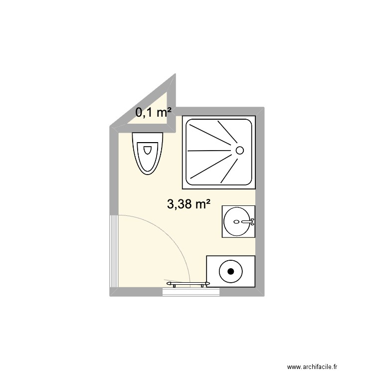 Van haelen sdb. Plan de 0 pièce et 0 m2