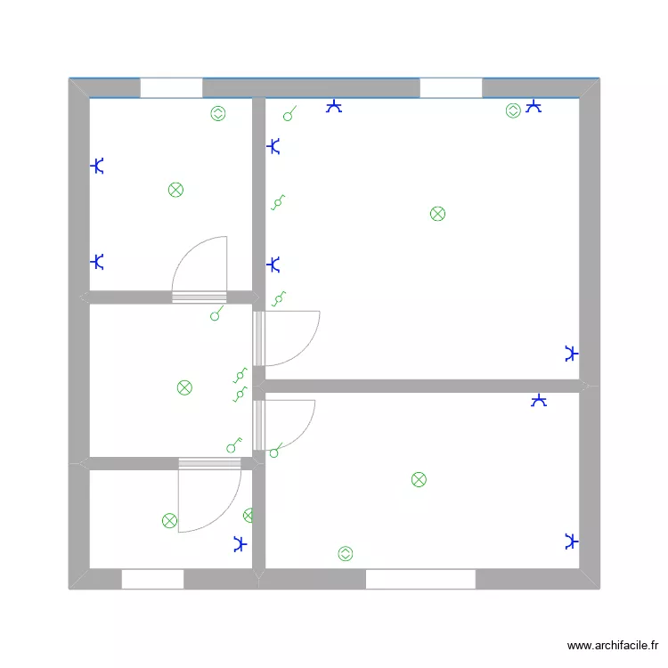Etage-agatha. Plan de 