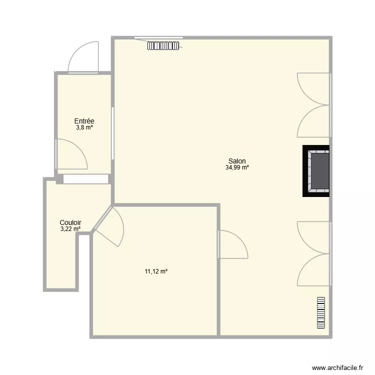 ?????. Plan de 4  et 53 m²