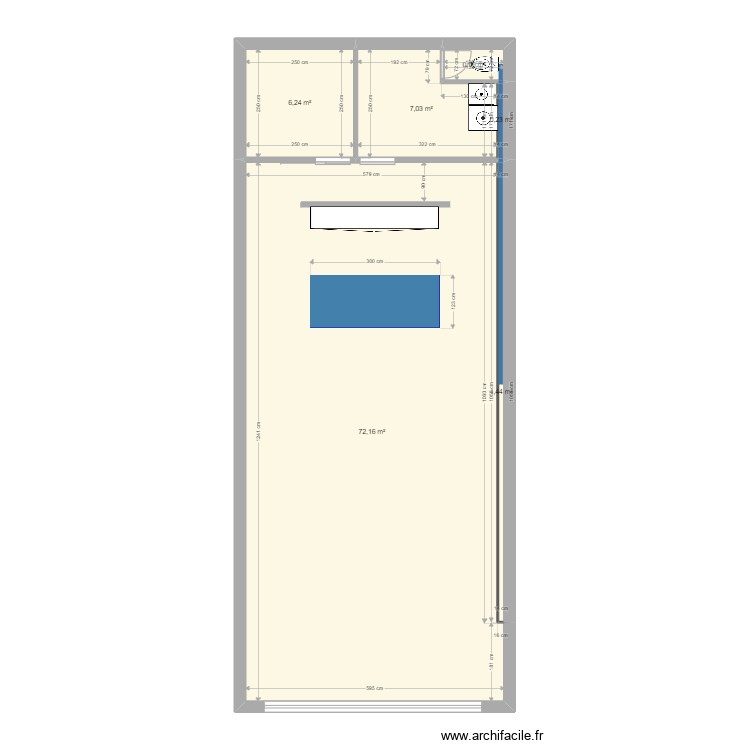 Projet Bruno Coiffeur m&agrave;j. Plan de 0 pièce et 0 m2