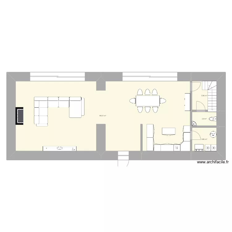 Maison. Plan de Maison. Plan de
