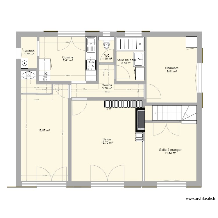 Saint-Brévin V1. Plan de 10 pièces et 144 m2