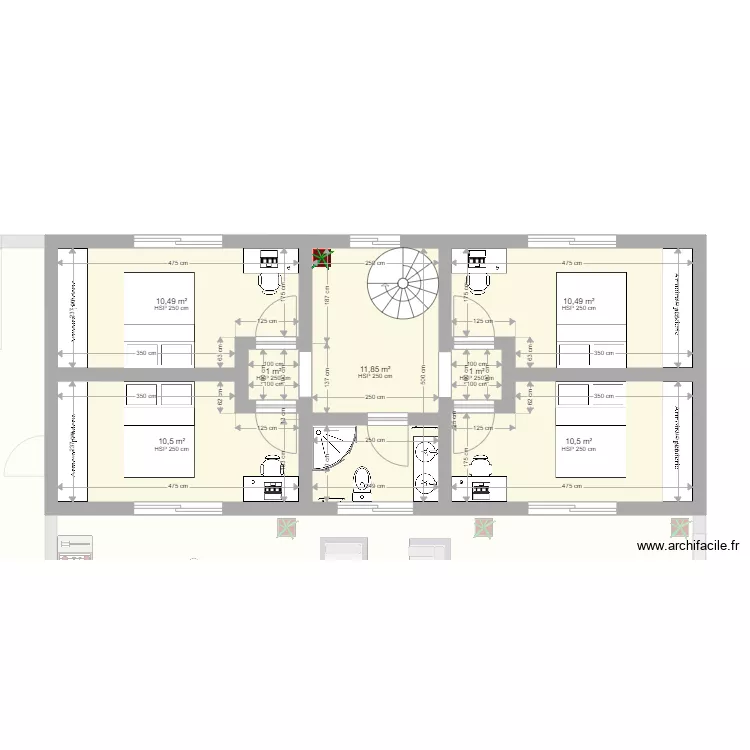 Plan Maison Famille JALADE 11/23. Plan de 