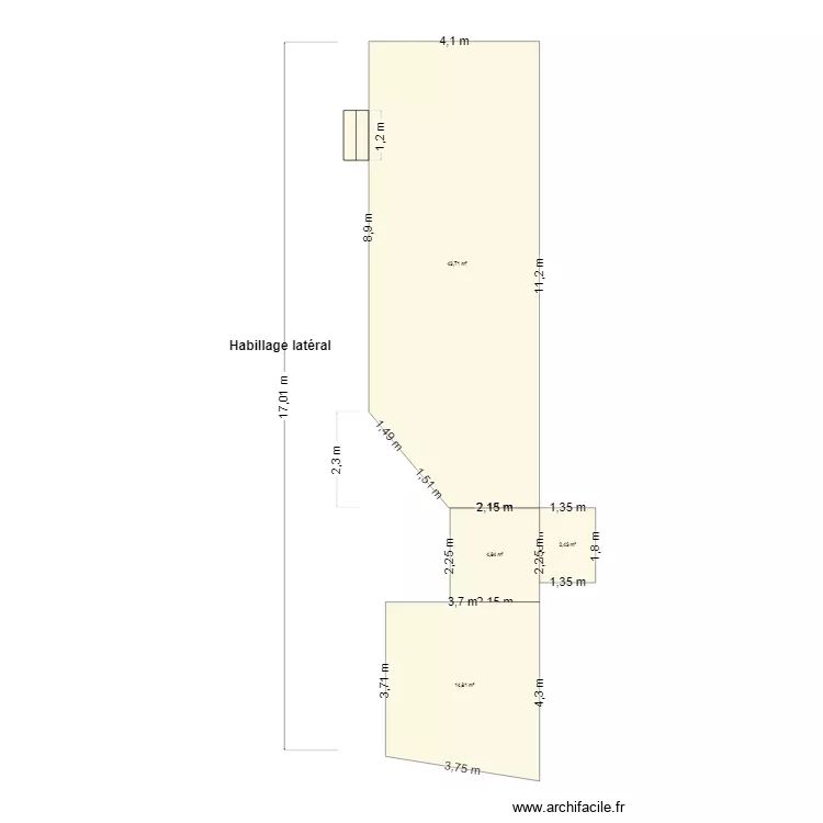 Terrasse Verson. Plan de 