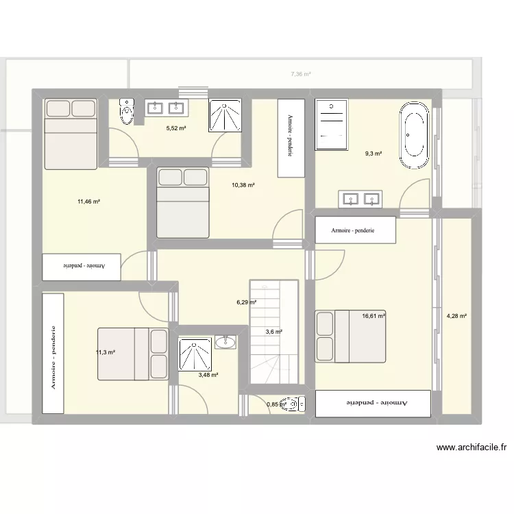 famille 5. Plan de 15 et 199 m² famille 5. Plan de 15 et 199 m²