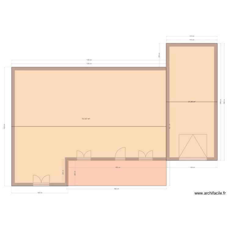 Plan façade. Plan de Plan façade. Plan de