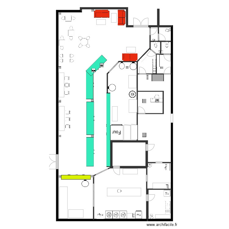 boulangerie..10. Plan de 6 pièces et 331 m2