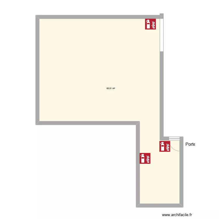 Plan avant travaux  Projet relief. Plan de 