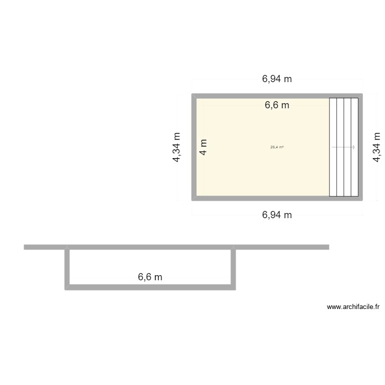piscine. Plan de 0 pièce et 0 m2