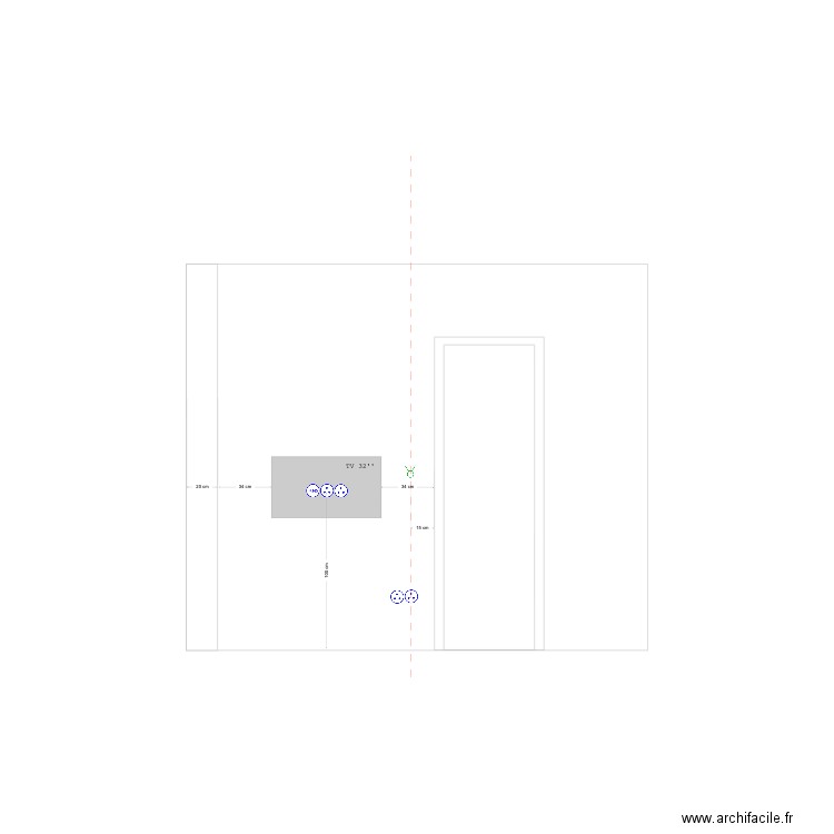 mur TV picardie. Plan de 0 pièce et 0 m2