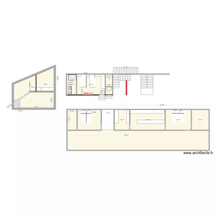 LOFT JOFFRE V10. Plan de 9 pièces et 169 m²